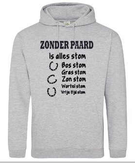 alles-stom-zonder-paard-hoodie-grijs