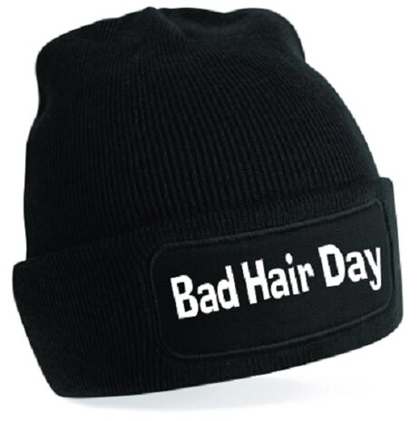 Bad-hair-day-muts-zwart