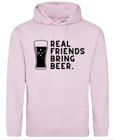 real-friends-bring-beer-hoodie-roze