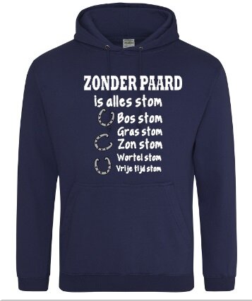 alles-stom-zonder-paard-hoodie-blauw