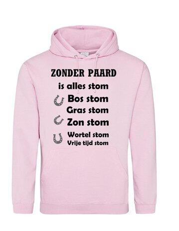 alles-stom-zonder-paard-hoodie-roze