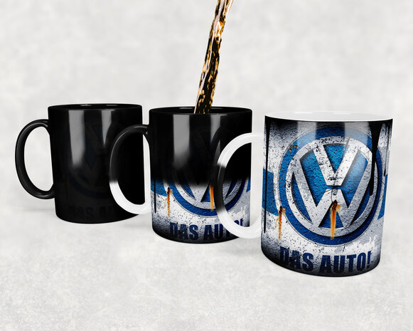 magische mok met vw logo