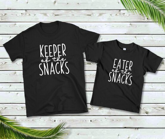 Twinning shirt keeper/eater snacks